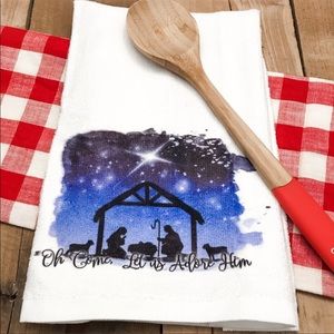 Nativity Terry Cloth Towel